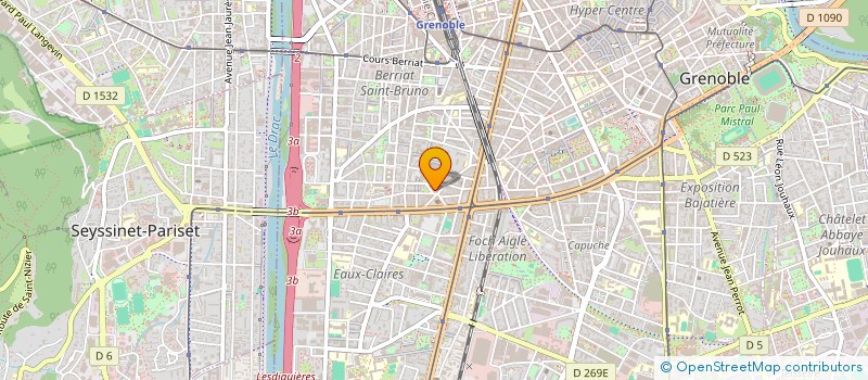 localisation de l'entreprise MONSIEUR CYRIL CHU VAN  GRENOBLE