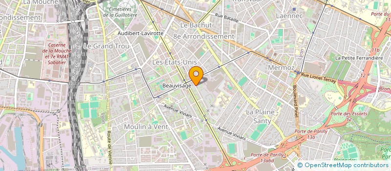 localisation de l'entreprise MONSIEUR CYRIL CLAIN  LYON