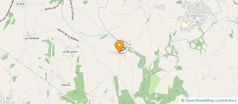 localisation de l'entreprise MONSIEUR CYRIL CLAIR  MANHAC