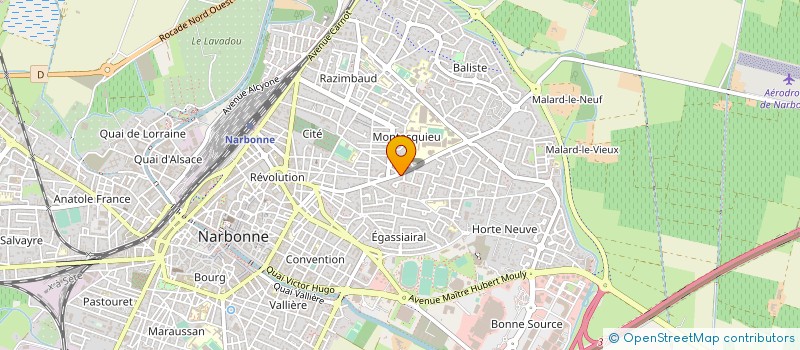 localisation de l'entreprise MONSIEUR CYRIL CLAUSEL à NARBONNE