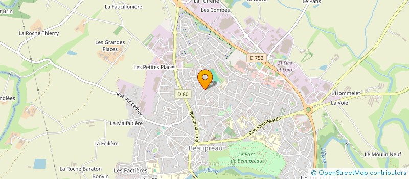 localisation de l'entreprise MONSIEUR CYRIL CLEMENCEAU  BEAUPREAU-EN-MAUGES