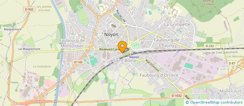 localisation de l'entreprise MONSIEUR CYRIL CLEMENT  BUSSY