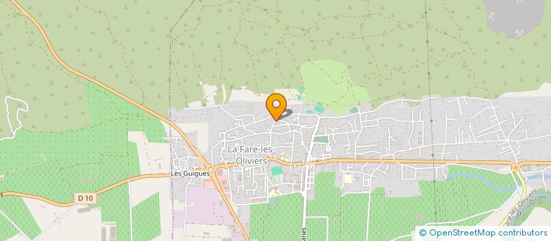 localisation de l'entreprise MONSIEUR CYRIL CLOUET  LA FARE-LES-OLIVIERS