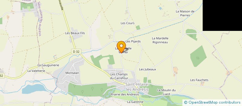 localisation de l'entreprise MONSIEUR CYRIL COCHEME à SAINT-HILAIRE-LES-ANDRESIS