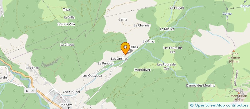 localisation de l'entreprise MONSIEUR CYRIL COENEN  SAINT-JEAN-D'AULPS