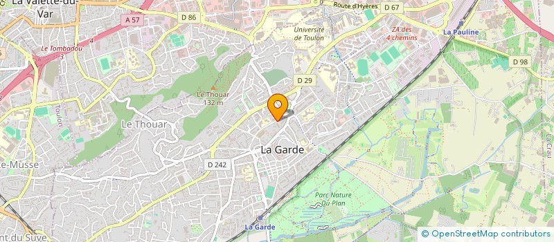 localisation de l'entreprise MONSIEUR CYRIL COGAN à LA GARDE