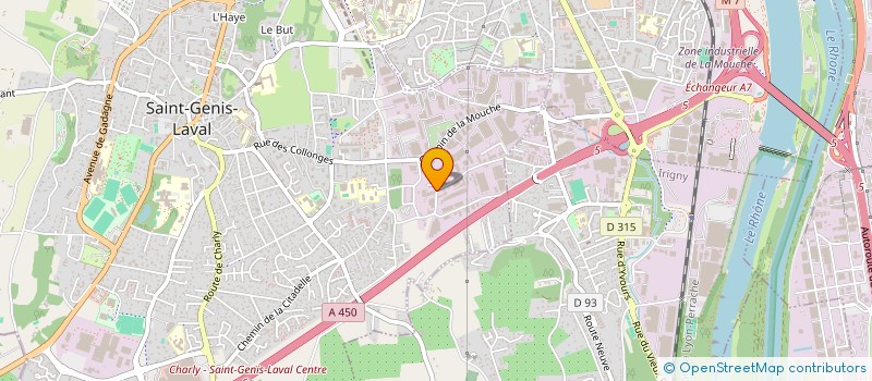 localisation de l'entreprise MONSIEUR CYRIL COHEN  SAINT-GENIS-LAVAL