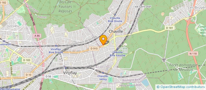 localisation de l'entreprise MONSIEUR CYRIL COLAS à CHAVILLE