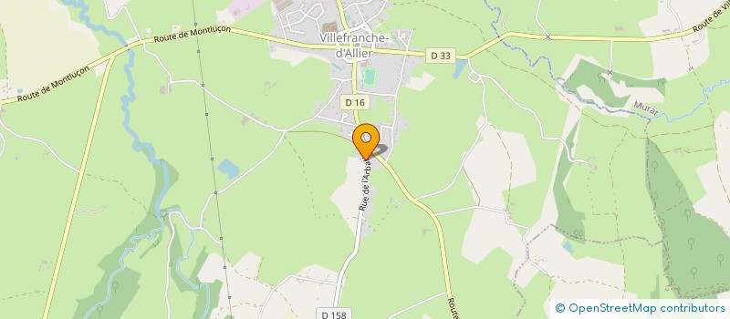 localisation de l'entreprise MONSIEUR CYRIL COLAS  VILLEFRANCHE-D'ALLIER