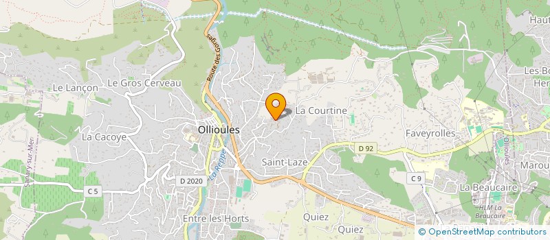 localisation de l'entreprise MONSIEUR CYRIL COLIN à OLLIOULES