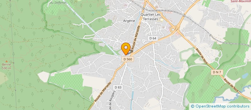 localisation de l'entreprise MONSIEUR CYRIL COLLADO  SAINT-MAXIMIN-LA-SAINTE-BAUME