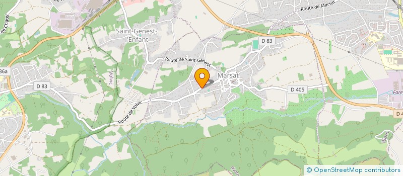 localisation de l'entreprise MONSIEUR CYRIL COLLANGE  MARSAT