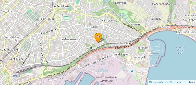 localisation de l'entreprise MONSIEUR CYRIL COLLIOU à BREST