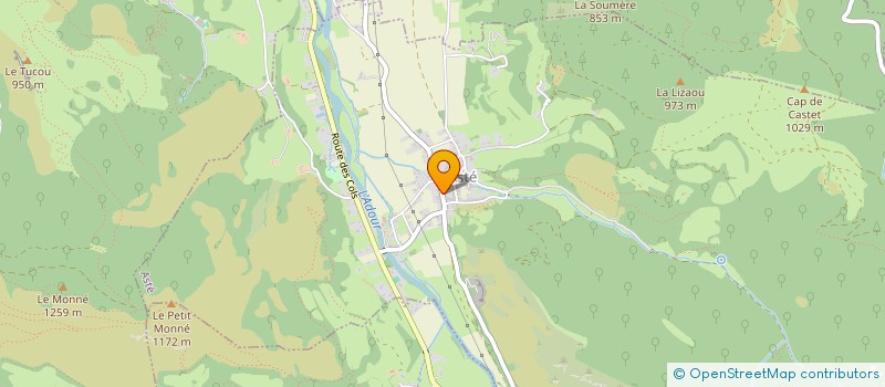 localisation de l'entreprise MONSIEUR CYRIL COMPAGNET  ASTE