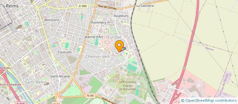 localisation de l'entreprise MONSIEUR CYRIL COMPAGNON  REIMS