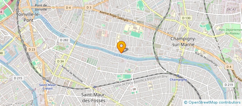 localisation de l'entreprise MONSIEUR CYRIL CONSTANT à CHAMPIGNY-SUR-MARNE