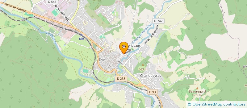 localisation de l'entreprise MONSIEUR CYRIL COPIER  DIE