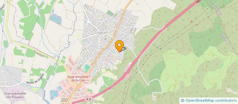 localisation de l'entreprise MONSIEUR CYRIL CORRALES  GIGEAN