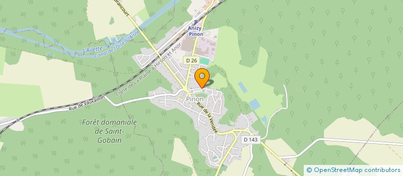 localisation de l'entreprise MONSIEUR CYRIL CORRE  CESSIERES-SUZY