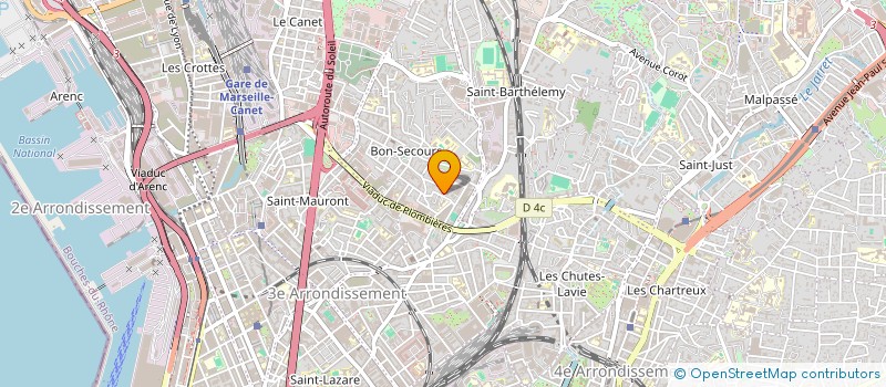 localisation de l'entreprise MONSIEUR CYRIL CORTIER à MARSEILLE