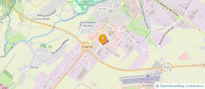 localisation de l'entreprise MONSIEUR CYRIL COSSET à FONTENAY-LE-COMTE