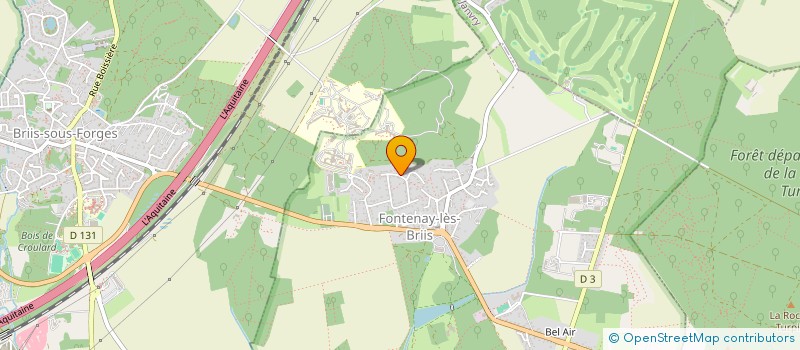 localisation de l'entreprise MONSIEUR CYRIL COSTECALDE  FONTENAY-LES-BRIIS