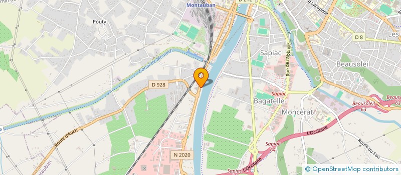 localisation de l'entreprise MONSIEUR CYRIL COTARD  MONTAUBAN