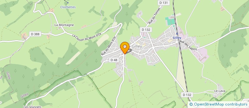 localisation de l'entreprise MONSIEUR CYRIL COTE  MONTBENOIT