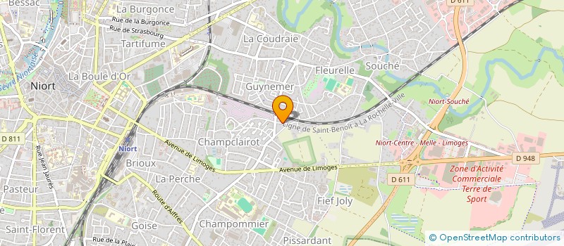 localisation de l'entreprise MONSIEUR CYRIL COTTEN  NIORT