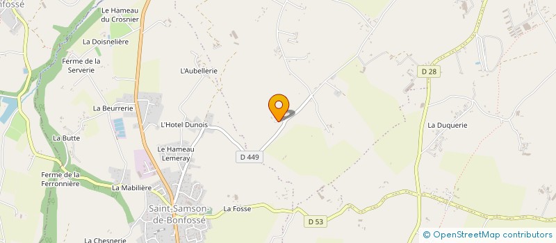 localisation de l'entreprise MONSIEUR CYRIL COTTON  BOURGVALLEES