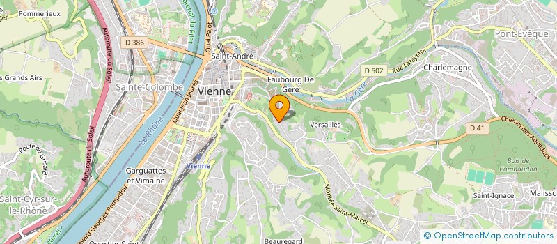 localisation de l'entreprise MONSIEUR CYRIL COUCHOUD  VIENNE