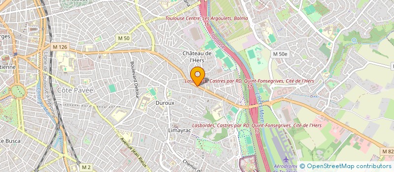 localisation de l'entreprise MONSIEUR CYRIL COULHON à TOULOUSE