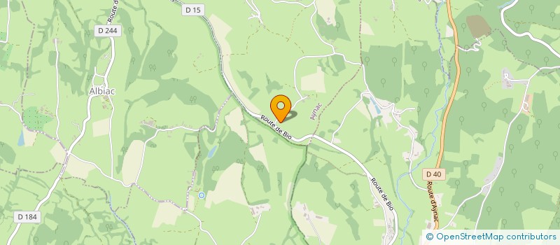 localisation de l'entreprise MONSIEUR CYRIL COULOMBEL  AUZITS