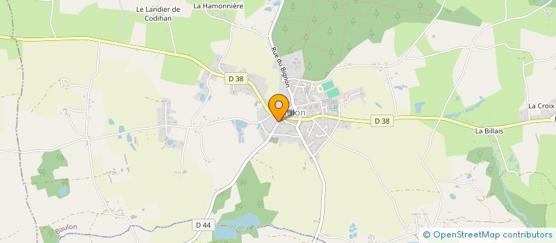 localisation de l'entreprise MONSIEUR CYRIL COUPET  BAULON