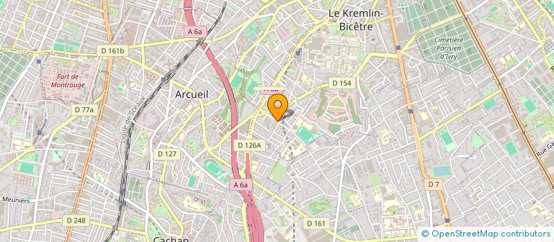 localisation de l'entreprise MONSIEUR CYRIL COURGEAU à LE KREMLIN-BICETRE