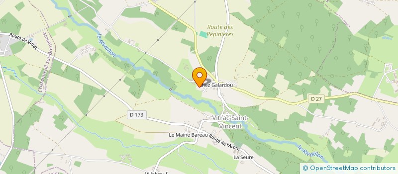 localisation de l'entreprise MONSIEUR CYRIL COUSSEAU  VITRAC-SAINT-VINCENT