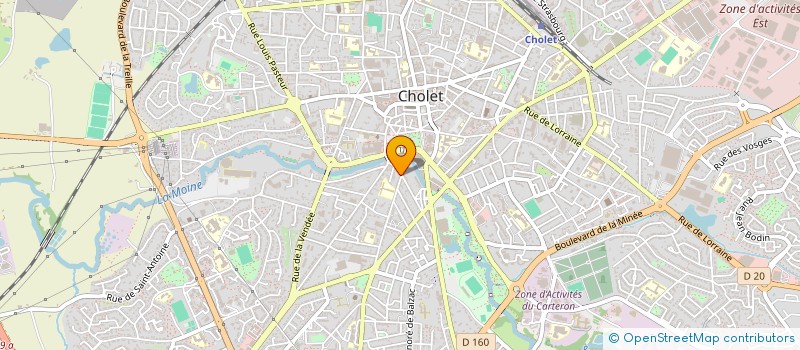 localisation de l'entreprise MONSIEUR CYRIL CROUE  CHOLET