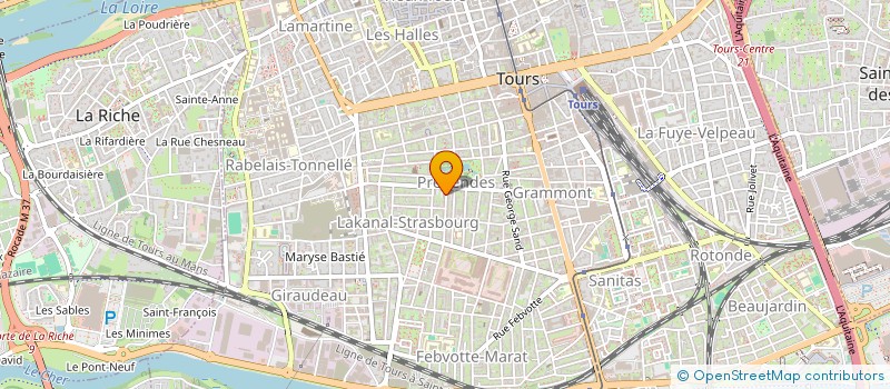 localisation de l'entreprise MONSIEUR CYRIL CUEILLE  TOURS