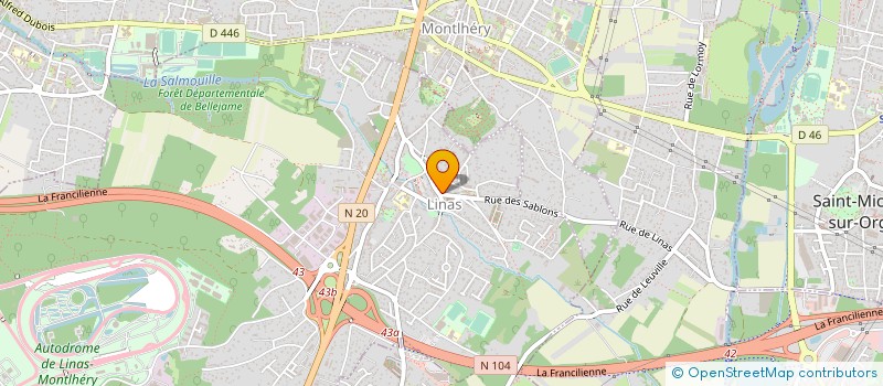 localisation de l'entreprise MONSIEUR CYRIL CULOT à LINAS