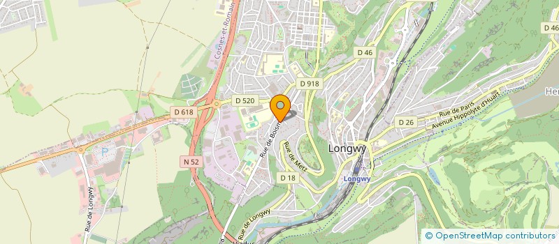 localisation de l'entreprise MONSIEUR CYRIL CURCI à LONGWY