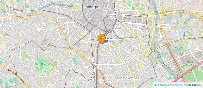 localisation de l'entreprise MONSIEUR CYRIL CUSIN-ROLLET  MONTPELLIER