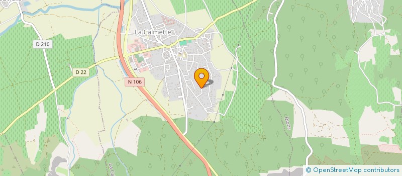 localisation de l'entreprise MONSIEUR CYRIL DA SILVA à LA CALMETTE