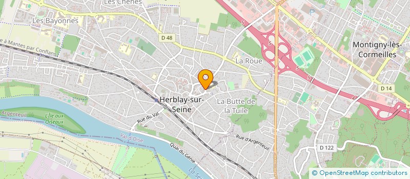 localisation de l'entreprise MONSIEUR CYRIL DA SILVA PETAS à HERBLAY-SUR-SEINE