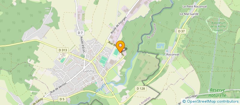localisation de l'entreprise MONSIEUR CYRIL DALIGAULT  GASNY