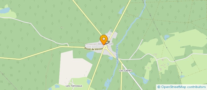 localisation de l'entreprise MONSIEUR CYRIL DAMIENS  VOUZERON