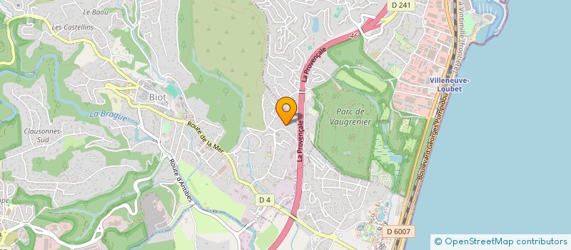 localisation de l'entreprise MONSIEUR CYRIL DARY  BIOT