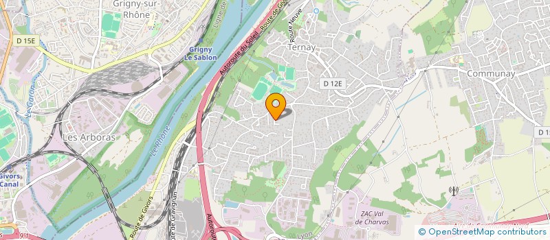 localisation de l'entreprise MONSIEUR CYRIL DAUBARGUES  TERNAY