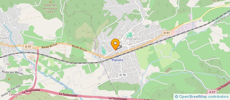 localisation de l'entreprise MONSIEUR CYRIL DAUPHIN  PIGNANS