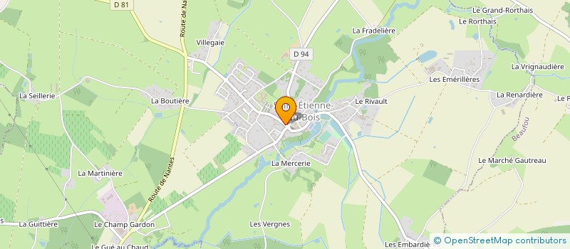 localisation de l'entreprise MONSIEUR CYRIL DAVID  SAINT-CHRISTOPHE-DU-LIGNERON