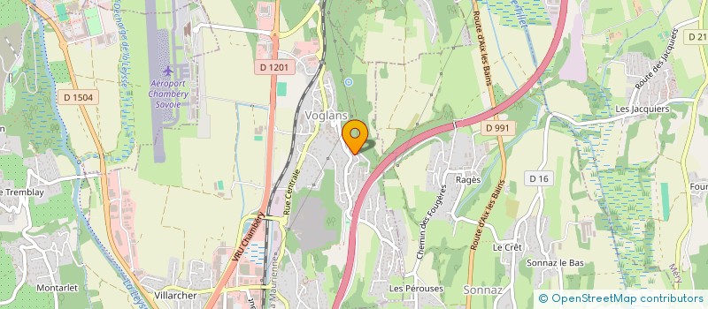 localisation de l'entreprise MONSIEUR CYRIL DAVIEZ  VOGLANS